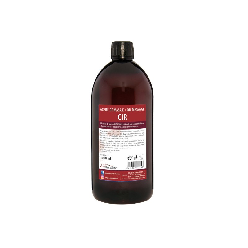 ACEITE MASAJE CIR MASASANA 1 L