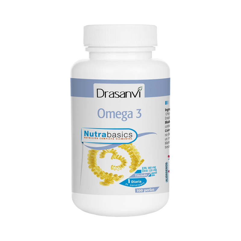 OMEGA 3 1000 mg BOTE 100 Perlas NUTRABASICOS