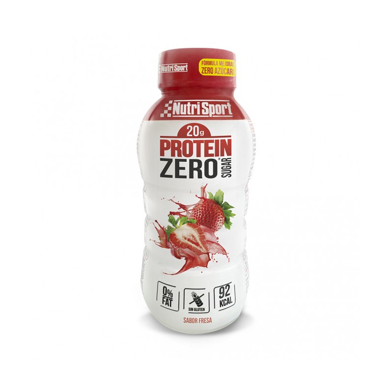 CAJA 12 BOTELLAS DE BATIDO PROT ZERO-FRESA 330 ml