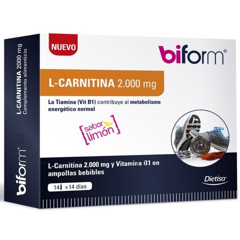 BIFORM L CARNITINA 2000 mg 14 viales X 10 ml