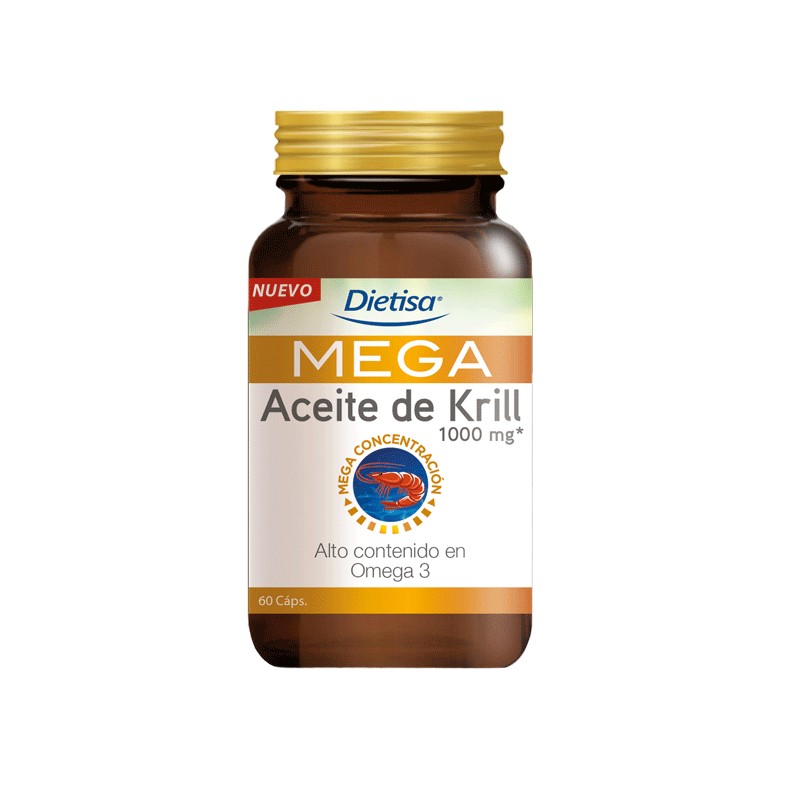 OMEGA 3 MEGA ACEITE DE KRILL 60 perlas
