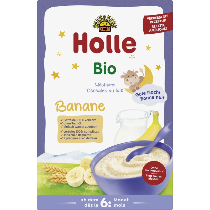 PAPILLA DE TRIGO Y PLATANO CON LECHE +6 MESES BUEN
