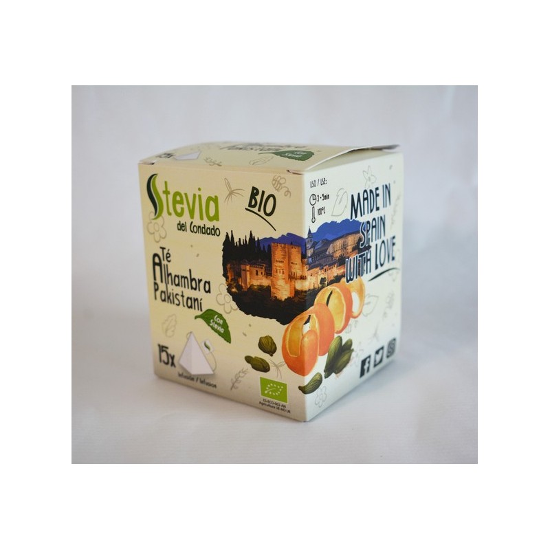TE PAKISTANI CON STEVIA BIO
