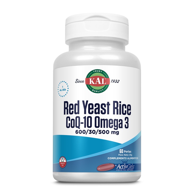 RED RICE Q10 OMEGA 3 60 Perlas