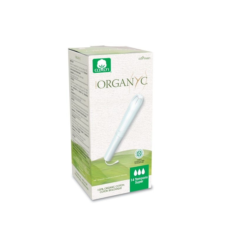 TAMPONES SUPER APLICADOR ORGANYC 16 U