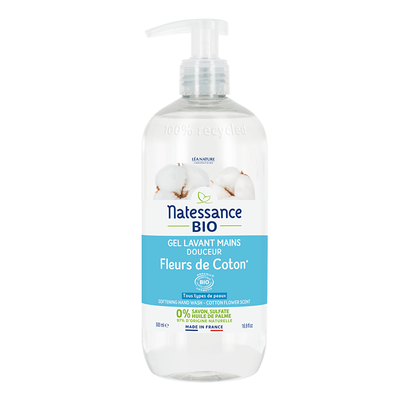 GEL LIMPIADOR MANOS FLOR ALGODON 500 ml