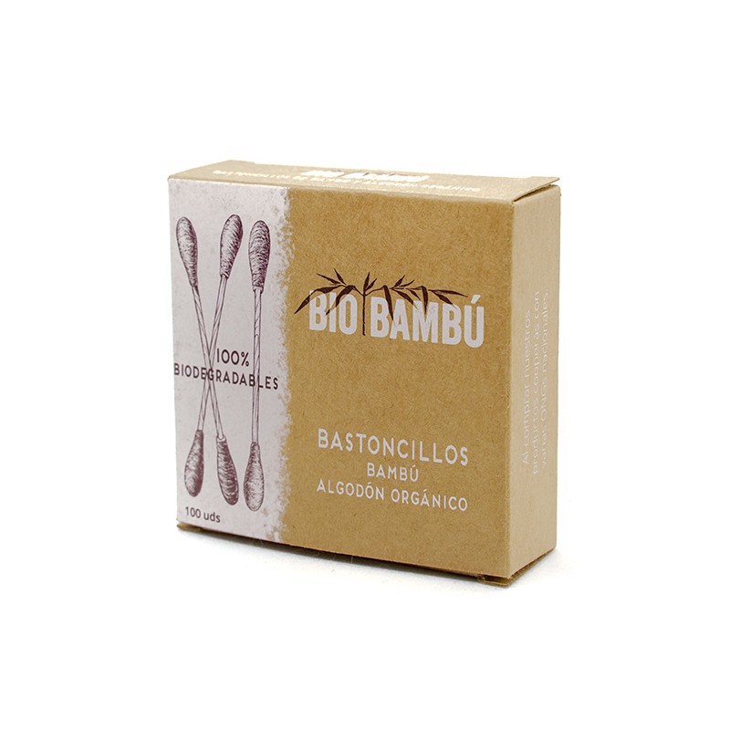 BASTONCILLOS DE BAMBU Y ALGODON ECO 100 Unidades