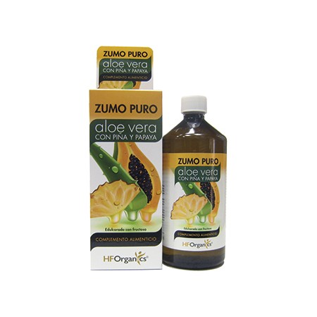 ZUMO PURO ALOE VERA CON PIÑA PAPAYA 1L
