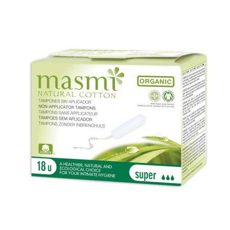 TAMPONES DIGITAL MASMI NATURAL COTTON SUPER 