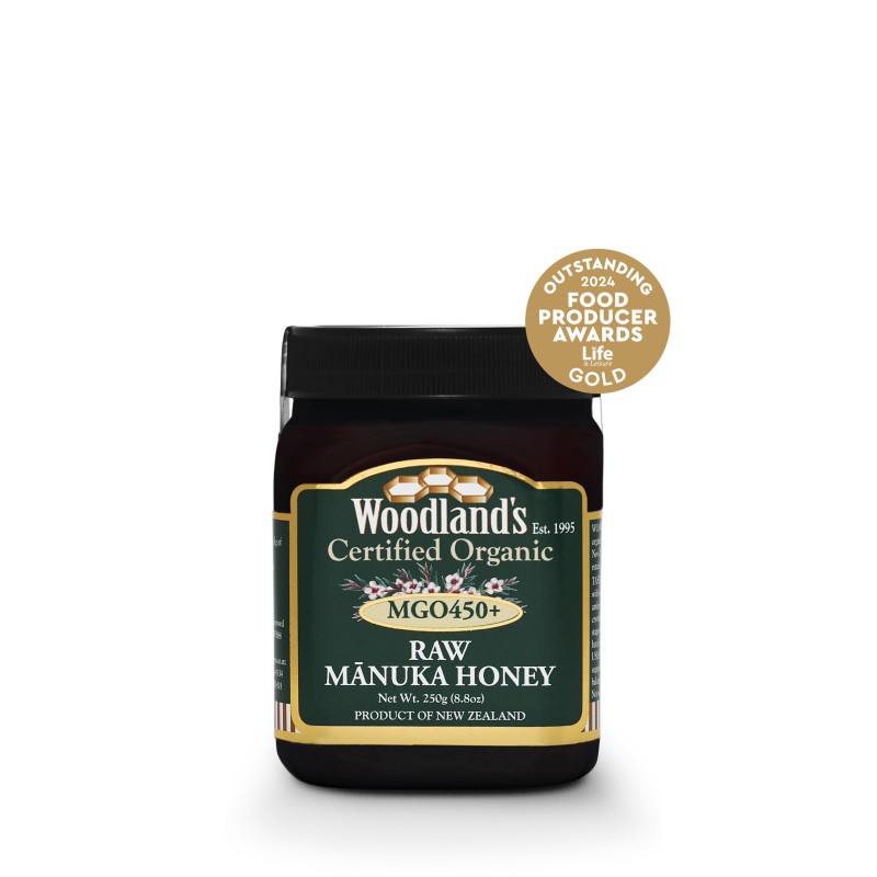 MIEL DE MANUKA MONOFLORAL CRUDA ECO MGO450+ 250 g