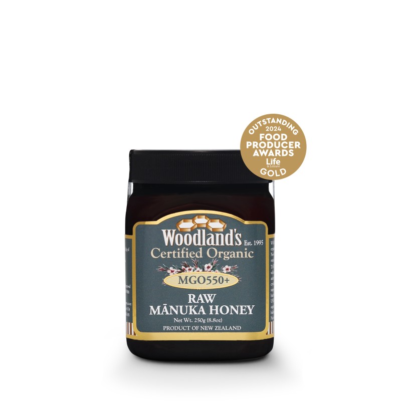 MIEL DE MANUKA MONOFLORAL CRUDA ECO MGO550+ 250 gr