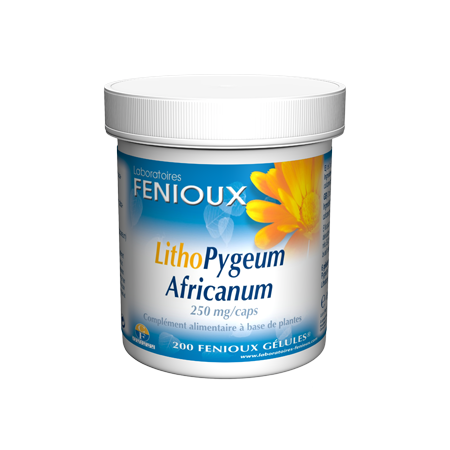 LITHO PYGEUM AFRICANUM 250 mg  200 Caps