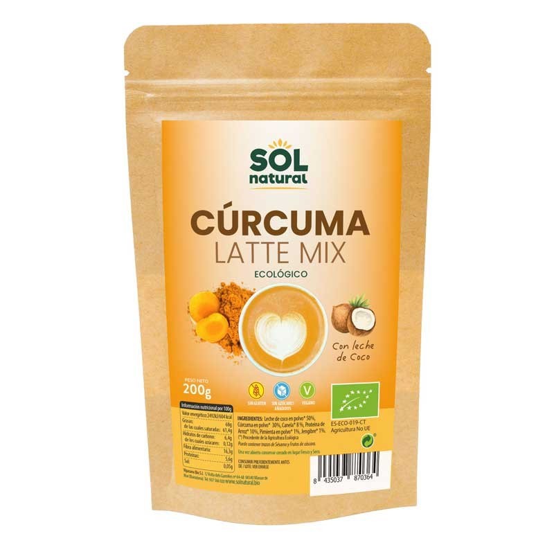 CURCUMA LATTE MIX BIO 200 gr