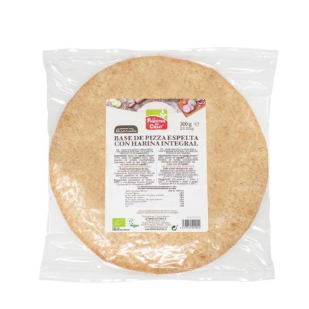 BASE PIZZA ESPELTA INTEGRAL (2 BASES) BIO 300 g