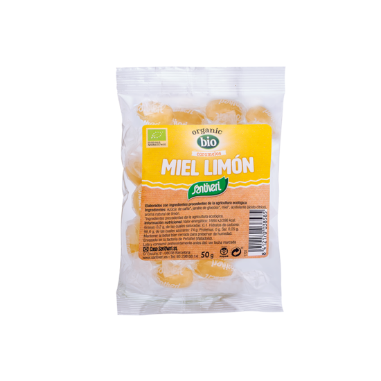 CARAMELOS BIO MIEL Y LIMON Santiveri 50