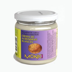 CREMA DE ALMENDRAS BLANCAS MONKI 330 g BIO