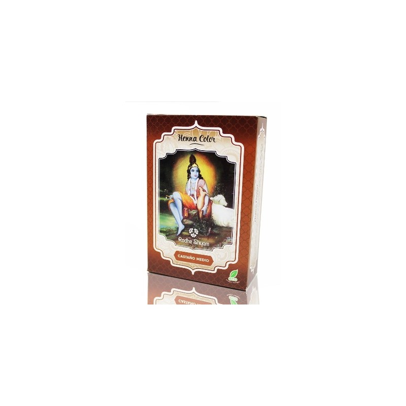 RADHE SHYAM HENNA POLVO CASTAÑO MEDIO