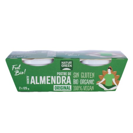 POSTRE ALMENDRA BIO 2 x 125 gr