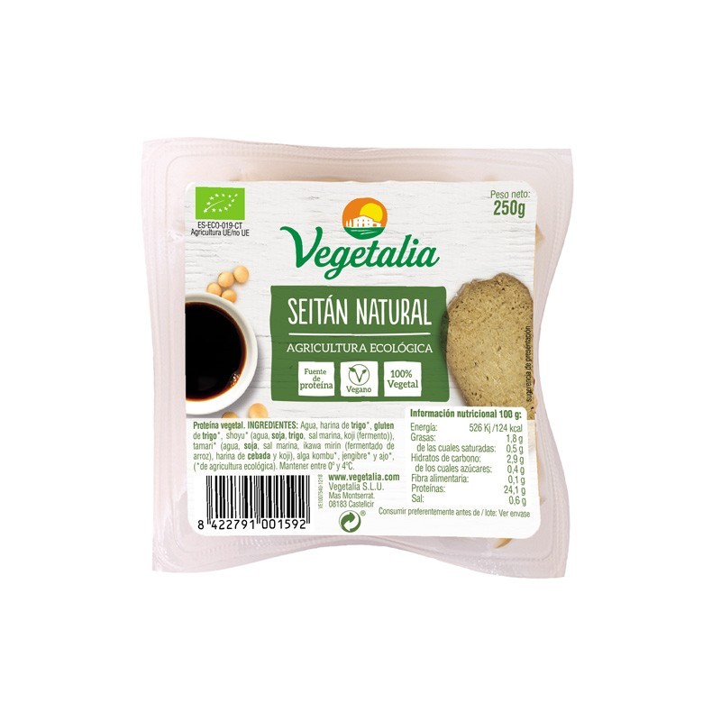 Seitan fresco Bio 250g Vegetalia | Dietisur