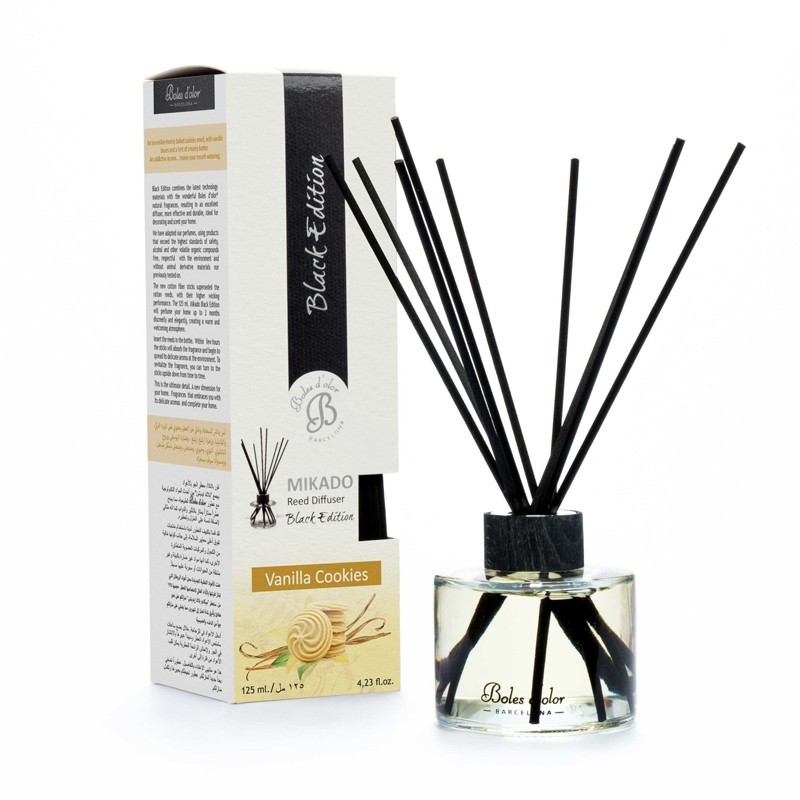 Mikado Black Edition 125ml Vainilla Cookies Boles d'olor | Dietisur