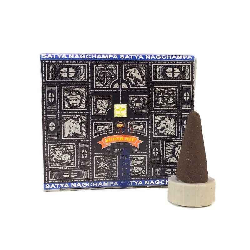Conos Incienso Satya Super Hit 12 conos Nag Champa | Dietisur