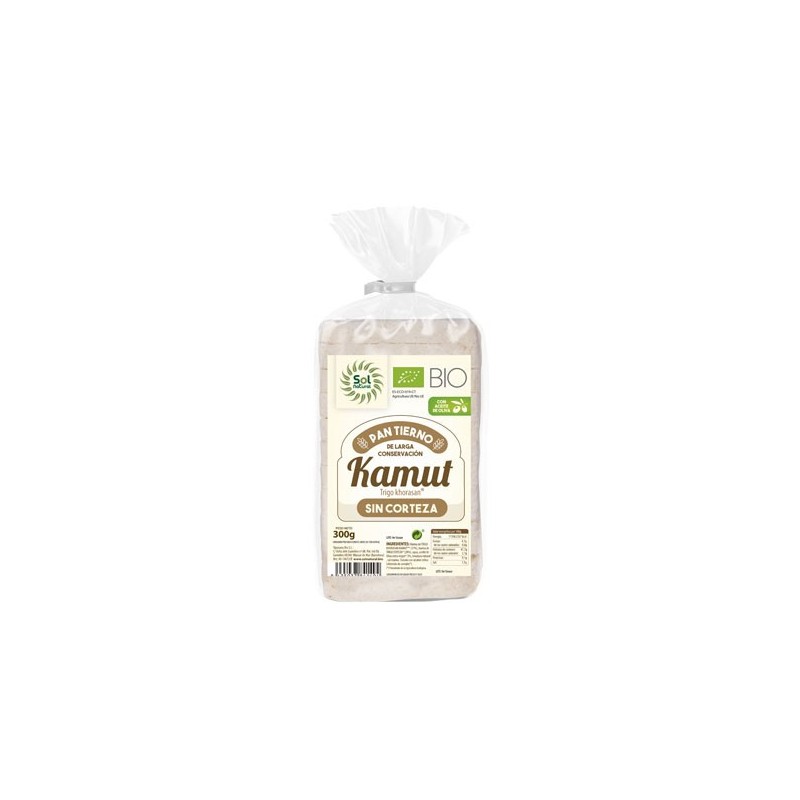 PAN TIERNO DE KAMUT SIN CORTEZA BIO 300 g