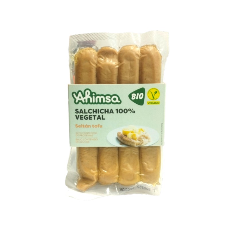 Salchicha Seitan Tofu Bio 200g AHIMSA