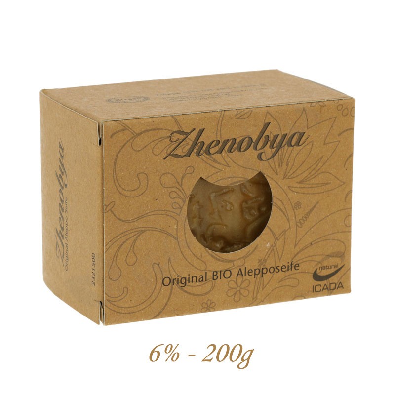 Jabon de Alepo 94% - 6% 200g Zhenobya | Dietisur