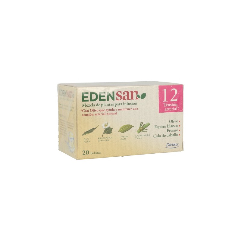 EDENSAN Tensión Arterial 12 ENVASE 20 Filtros(20 infusiones) EDENSAN®