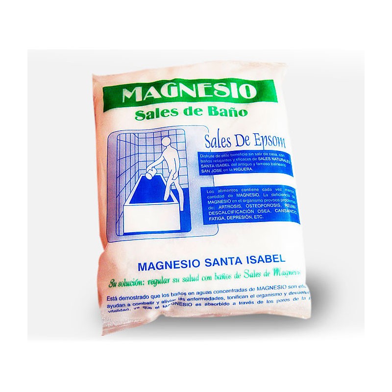 Sales de magnesio saco 4.5 kg Santa Isabel  | Dietisur