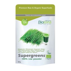 Supergreens powder superfood bio 150g Biotona | Dietisur