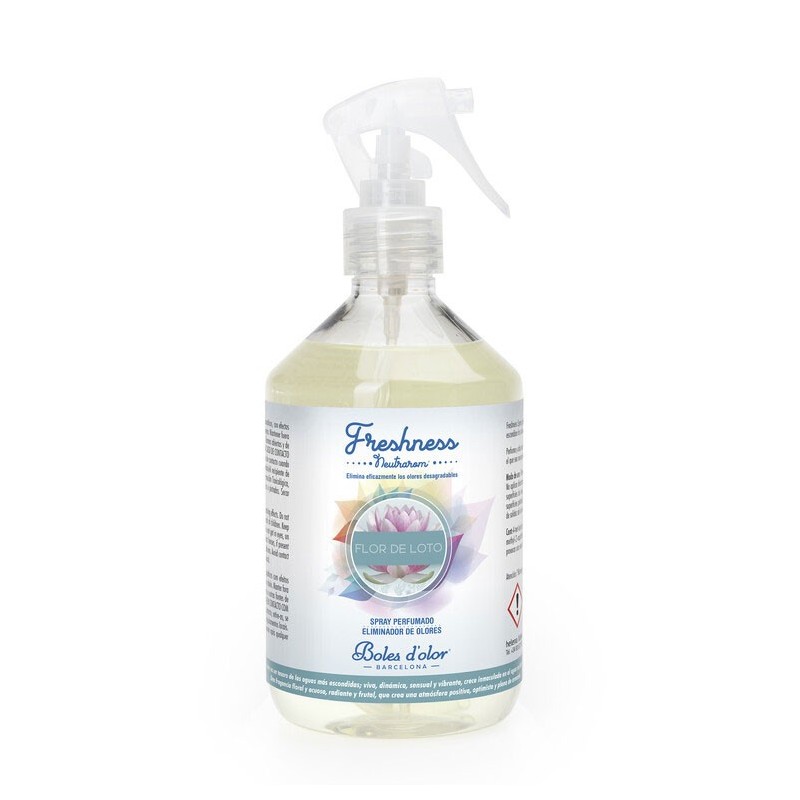 Ambientador Spray Freshness Eliminador de Olores Flor de Loto 500ml...