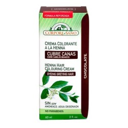CREMA CUBRE CANAS HENNA CHOCOLATE C.SANO
