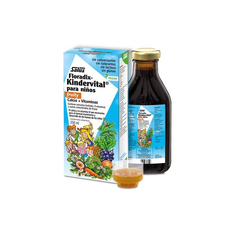 FLORADIX KINDERVITAL FRUITY 250ML SALUS