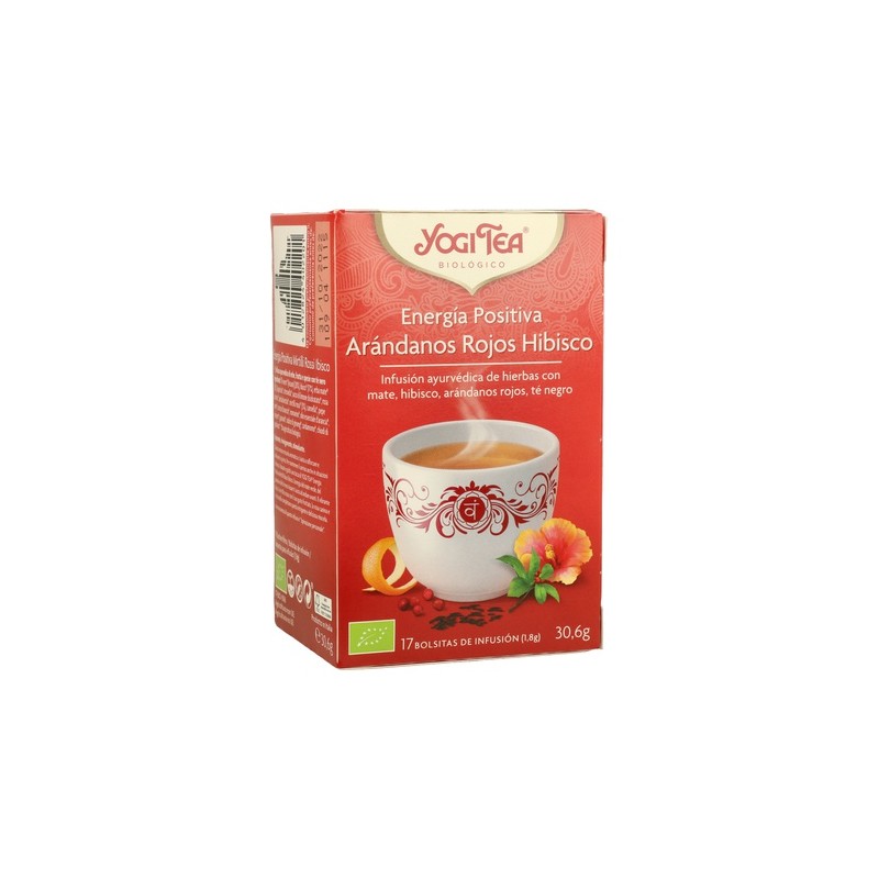 Yogi Tea Energía Positiva Arándanos Hibi