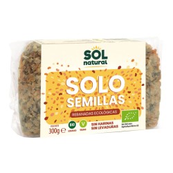 Pan solo Semillas sin Harina ni Levadura 300g Sol Natural | Dietisur
