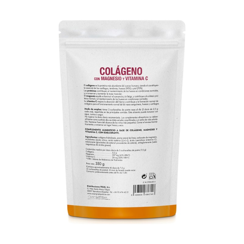 COLAGENO CON MAGNESIO + VIT C- 350 g FRESA