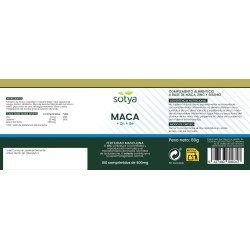 Maca+Zinc+Selenio 600mg 100 comprimidos Sotya