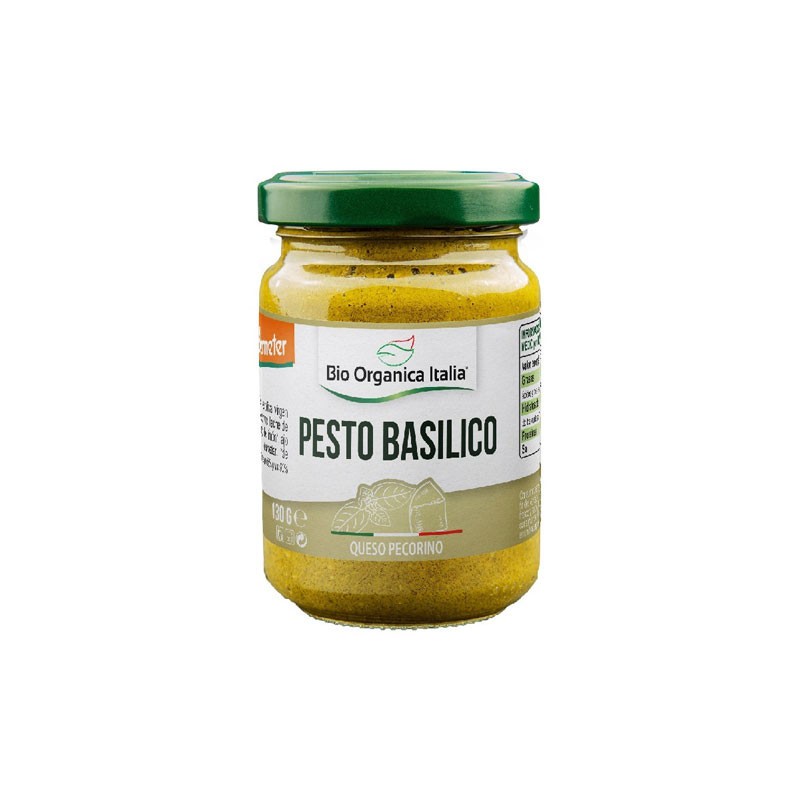 Pesto Basilico vegano Bio 140g Organica Italia | Dietisur