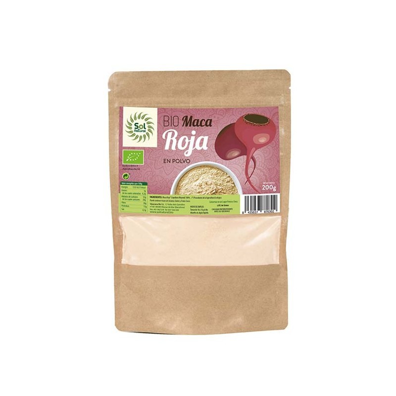 MACA ROJA EN POLVO BIO 200 g