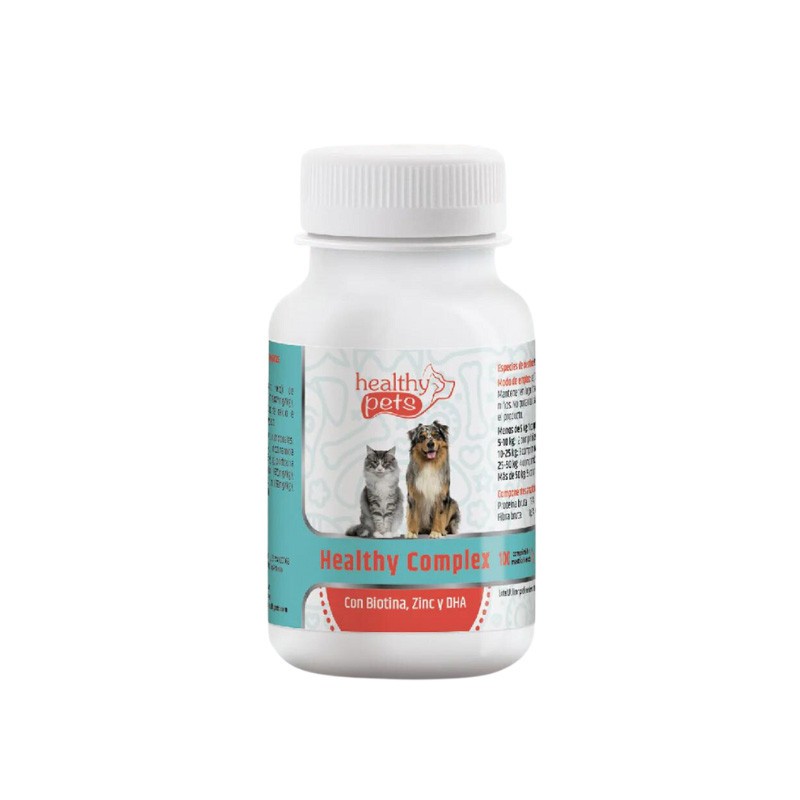 Healthy complex pelo sano 1g 100 comprimidos Healthy Pets | Dietisur