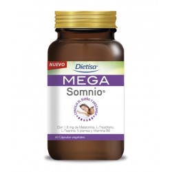 MEGA Somnio ENVASE 60 Cápsulas(30 días) DIELISA®