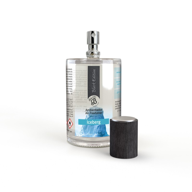 Ambientador Iceberg Spray Black Edition 6x100ml Boles d'olor