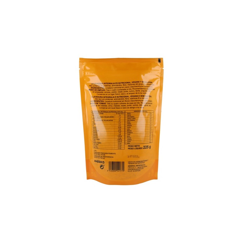 LEVADURA CERVEZA DESAMARGADA COPOS 225 g