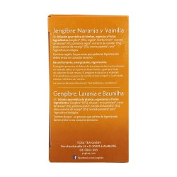 Yogi Tea Jengibre, Naranja y Vainilla 17 x 1,8 g YOGI TEA