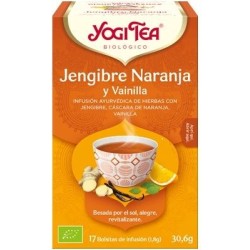 Yogi Tea Jengibre, Naranja y Vainilla 17 x 1,8 g YOGI TEA