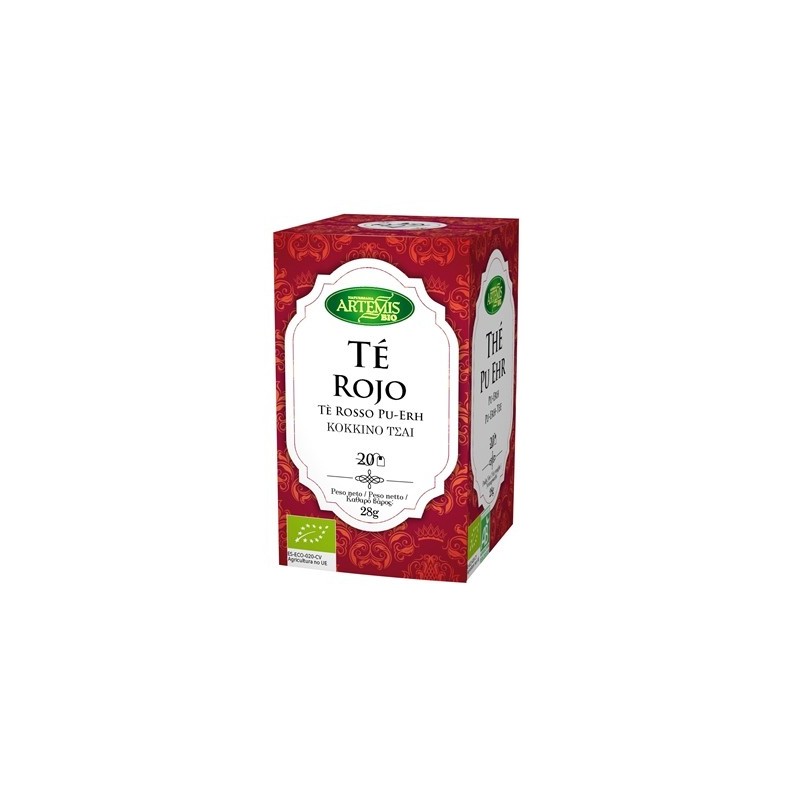 Te Rojo BIO 20 filtros  ARTEMIS