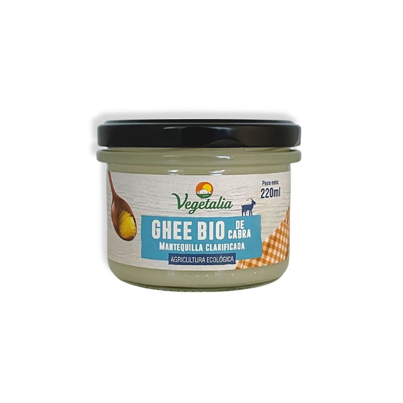 Ghee cabra mantequilla clarificada bio 220ml Vegetalia | Dietisur