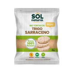 Mini tortitas de trigo sarraceno sin gluten bio 45g Sol Natural | D...