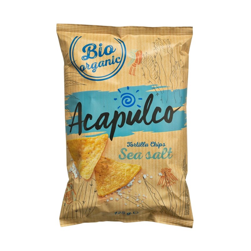 Tortilla Chips Sal Marina Bio 125g Acapulco